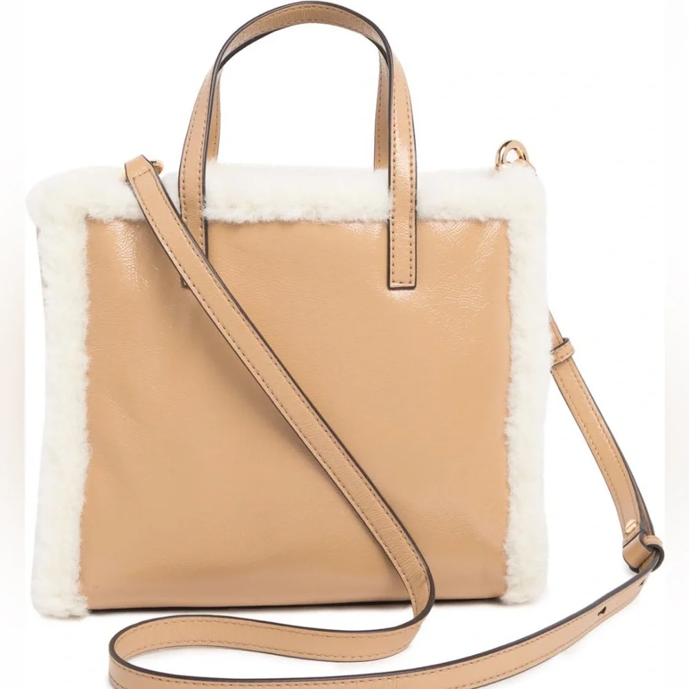 Marc Jacobs Mini grind faux fur trimmed tote - Picture 5 of 5